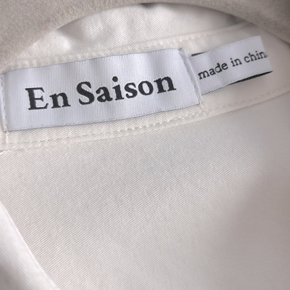 En Saison mini button‎ down dress Sz M - Picture 3 of 7